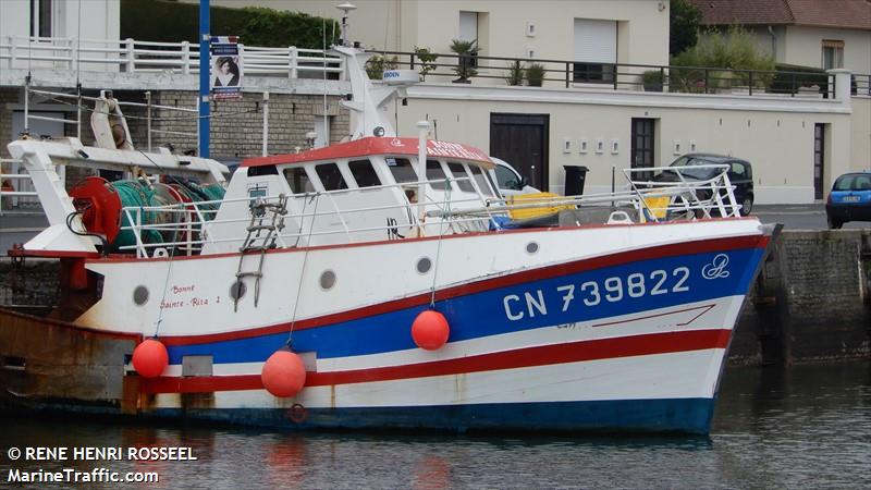 bonne sainte rita i (Fishing vessel) - IMO , MMSI 227109200, Call Sign FHKV under the flag of France