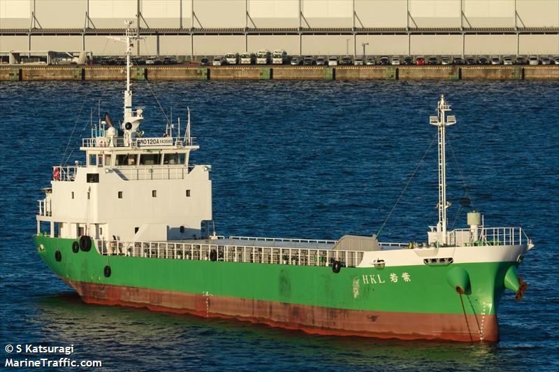 hkl wakaba (Cargo ship) - IMO , MMSI 431013412, Call Sign JD4617 under the flag of Japan