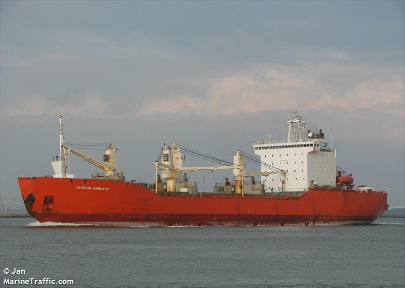 kapitan danilkin (General Cargo Ship) - IMO 8406729, MMSI 273131200, Call Sign UIAO under the flag of Russia