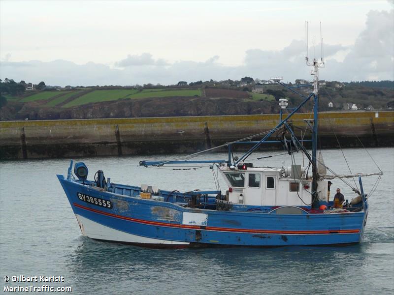 fv rouanez ar moor (Fishing vessel) - IMO , MMSI 227319570, Call Sign FO4876 under the flag of France