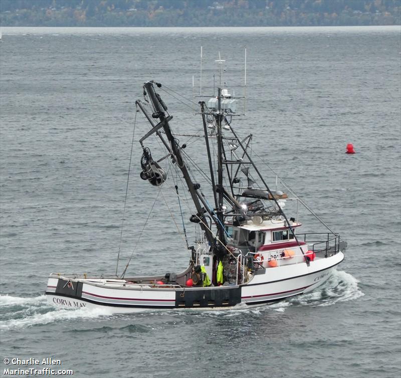 corva may (Fishing vessel) - IMO , MMSI 368017760, Call Sign WDJ8572 under the flag of United States (USA)
