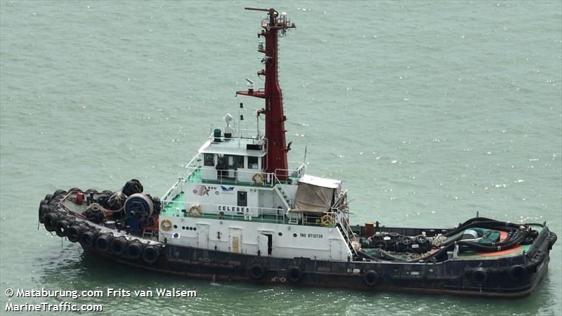 celebes (Tug) - IMO , MMSI 525018077 under the flag of Indonesia