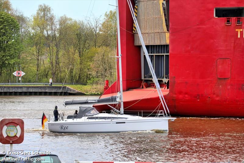 ree (Sailing vessel) - IMO , MMSI 211319450, Call Sign DB6518 under the flag of Germany