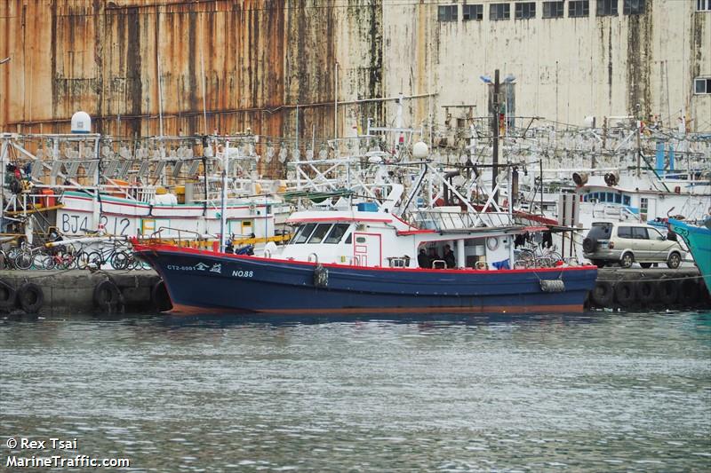 chyuan yih no 88 (Fishing vessel) - IMO , MMSI 416005064, Call Sign 1234567 under the flag of Taiwan