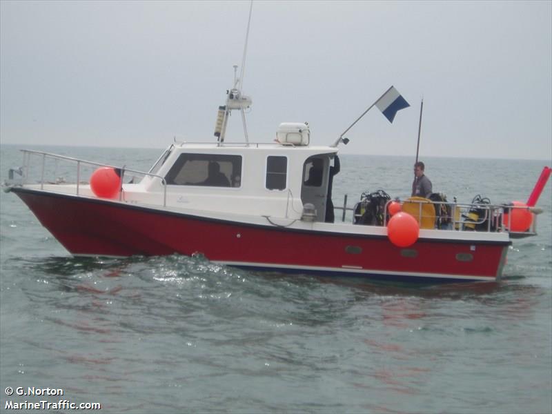 aquanaut (Diving ops) - IMO , MMSI 235034927, Call Sign MMDK4 under the flag of United Kingdom (UK)