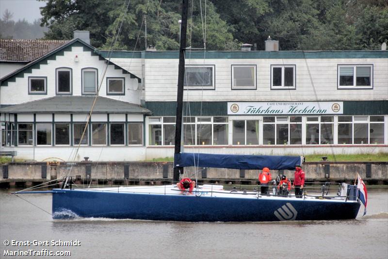 van uden (Sailing vessel) - IMO , MMSI 244130400, Call Sign PE5372 under the flag of Netherlands