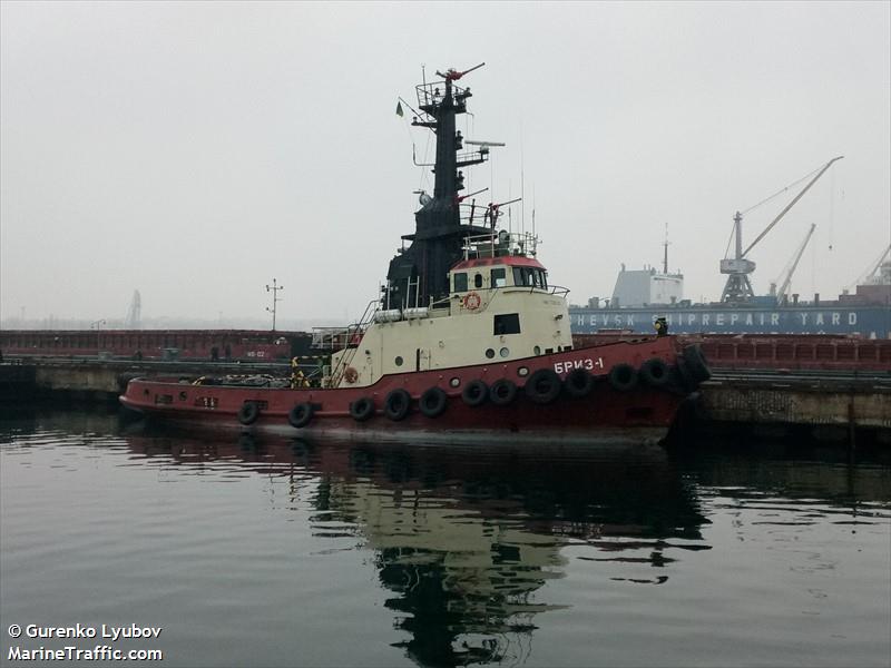 breeze1 (Tug) - IMO , MMSI 272726000, Call Sign UUAY_5 under the flag of Ukraine