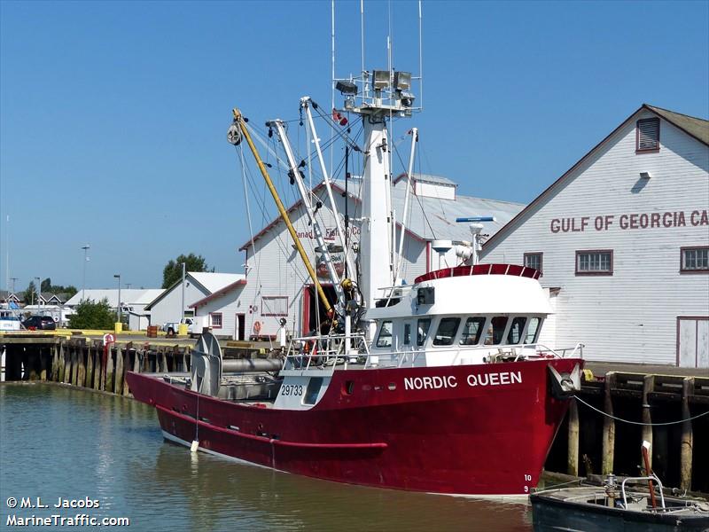 nordic queen (Fishing vessel) - IMO , MMSI 316007029 under the flag of Canada