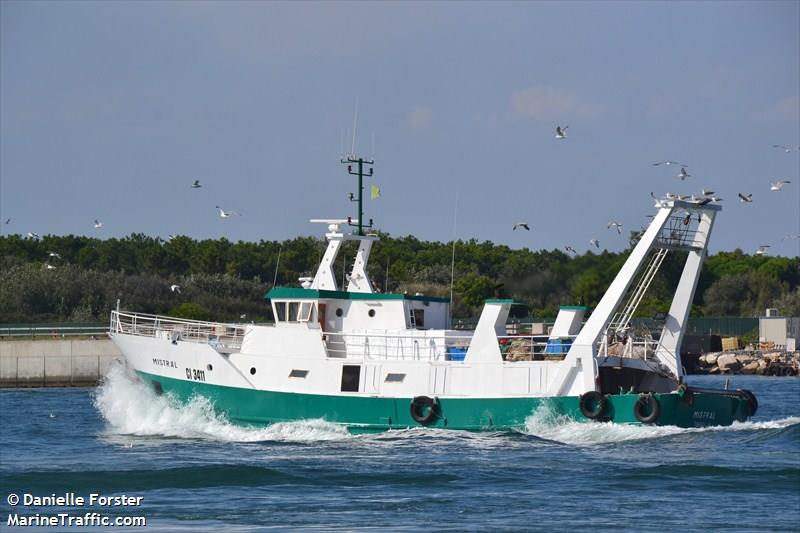 mistral (Fishing vessel) - IMO , MMSI 247050170, Call Sign IZQJ under the flag of Italy