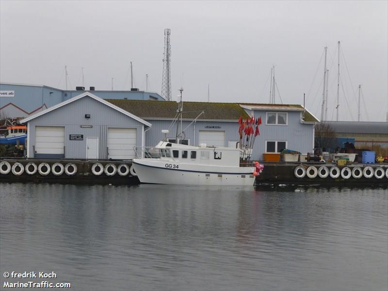 biscaya gg34 (Fishing vessel) - IMO , MMSI 265708730, Call Sign FC9522 under the flag of Sweden