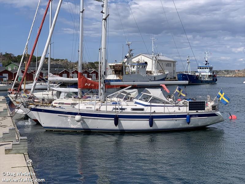 marika (Sailing vessel) - IMO , MMSI 265762720, Call Sign SB7130 under the flag of Sweden