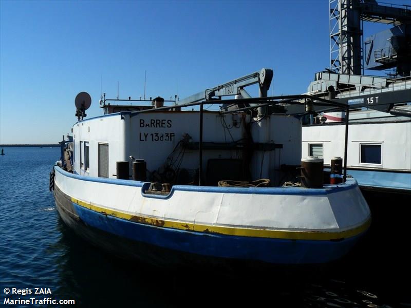 barres (Cargo ship) - IMO , MMSI 226008510, Call Sign FM4507 under the flag of France