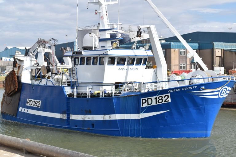 ocean bounty pd182 (Fishing Vessel) - IMO , MMSI 232328000, Call Sign MXVL8 under the flag of United Kingdom (UK)