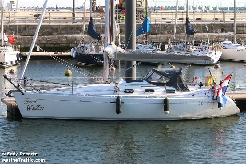 grand wazoo (Sailing vessel) - IMO , MMSI 244020099, Call Sign PC5128 under the flag of Netherlands