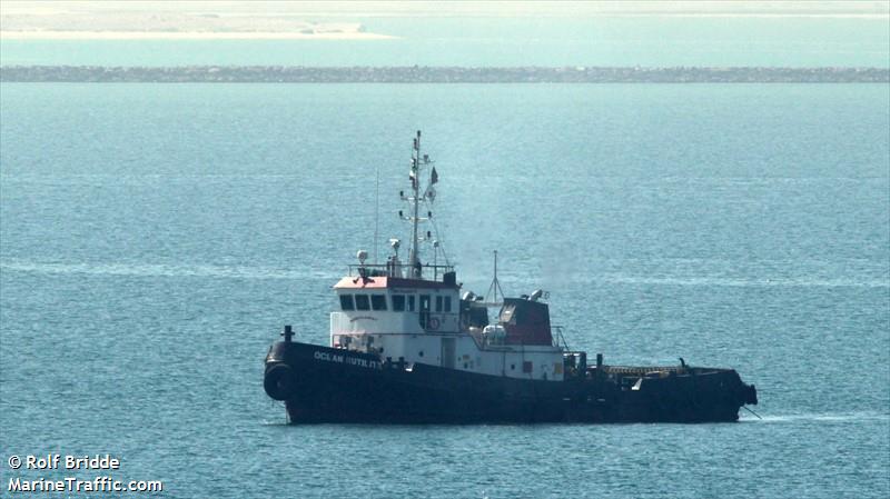 ocean rutilite (Tug) - IMO , MMSI 341194000 under the flag of St Kitts & Nevis