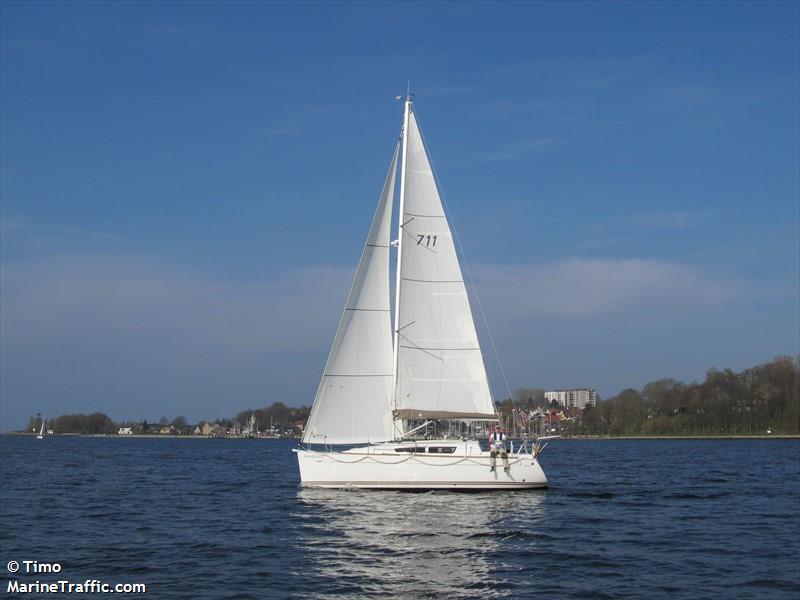 seveneleven (Sailing vessel) - IMO , MMSI 211150630, Call Sign DJ5397 under the flag of Germany