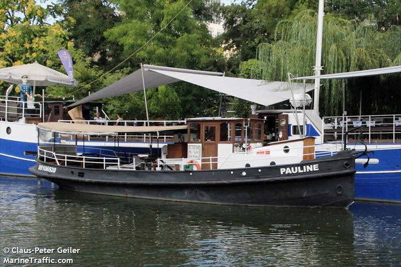 pauline (Passenger ship) - IMO , MMSI 211784980, Call Sign DC 4831 under the flag of Germany