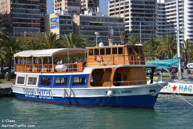 la barca samba (Passenger ship) - IMO , MMSI 224006050, Call Sign EA6635 under the flag of Spain