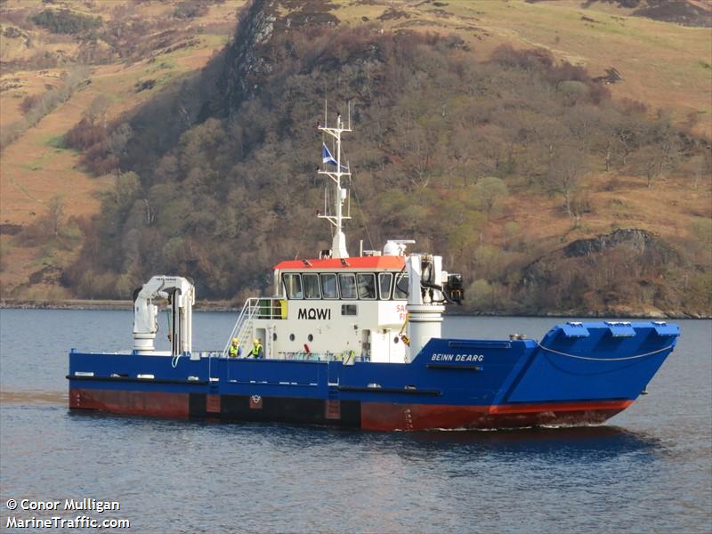 beinn dearg (Unknown) - IMO , MMSI 232019385 under the flag of United Kingdom (UK)