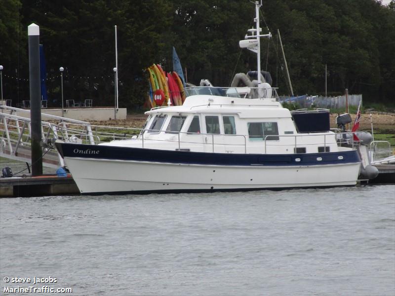 ondine (Pleasure craft) - IMO , MMSI 235030052, Call Sign MKEX5 under the flag of United Kingdom (UK)