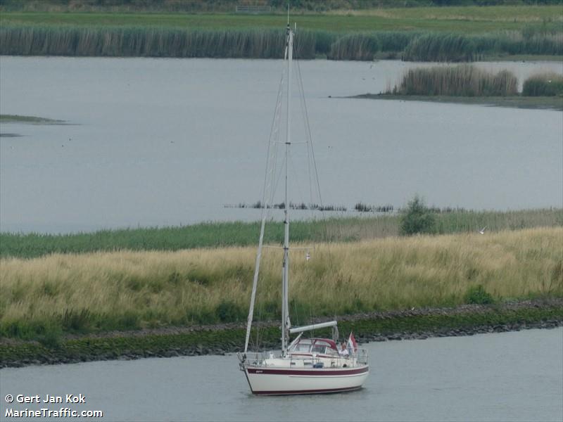 the sweeper (Sailing vessel) - IMO , MMSI 244615707, Call Sign PC8524 under the flag of Netherlands