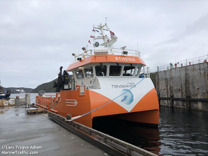 athena (Cargo ship) - IMO , MMSI 257036260, Call Sign LH2536 under the flag of Norway