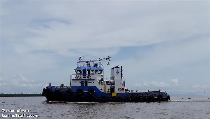 tb.maiden island (Towing vessel) - IMO , MMSI 525012383 under the flag of Indonesia