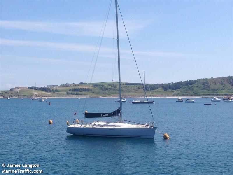 lady v (Sailing vessel) - IMO , MMSI 235060912, Call Sign 2ALZ5 under the flag of United Kingdom (UK)