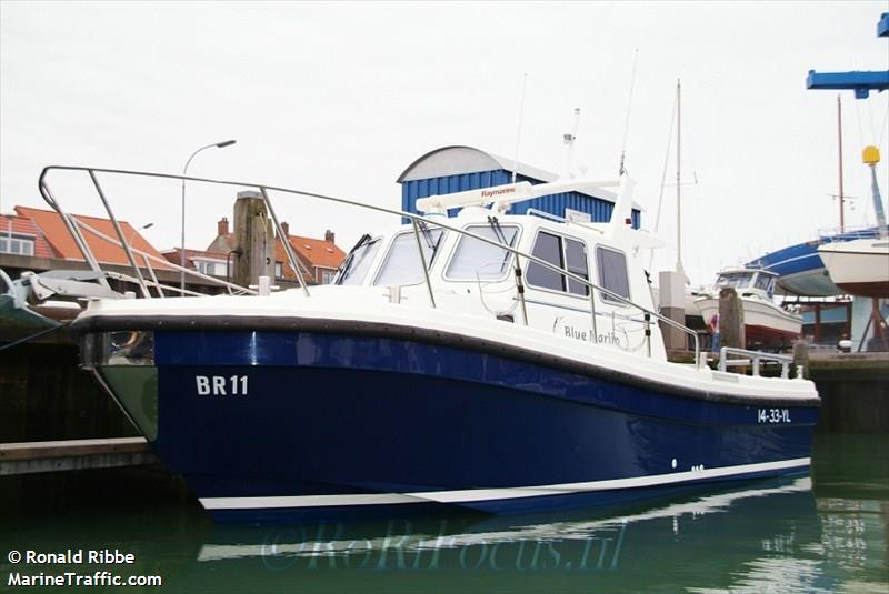 blue marlin (Fishing vessel) - IMO , MMSI 244573154, Call Sign PG9799 under the flag of Netherlands