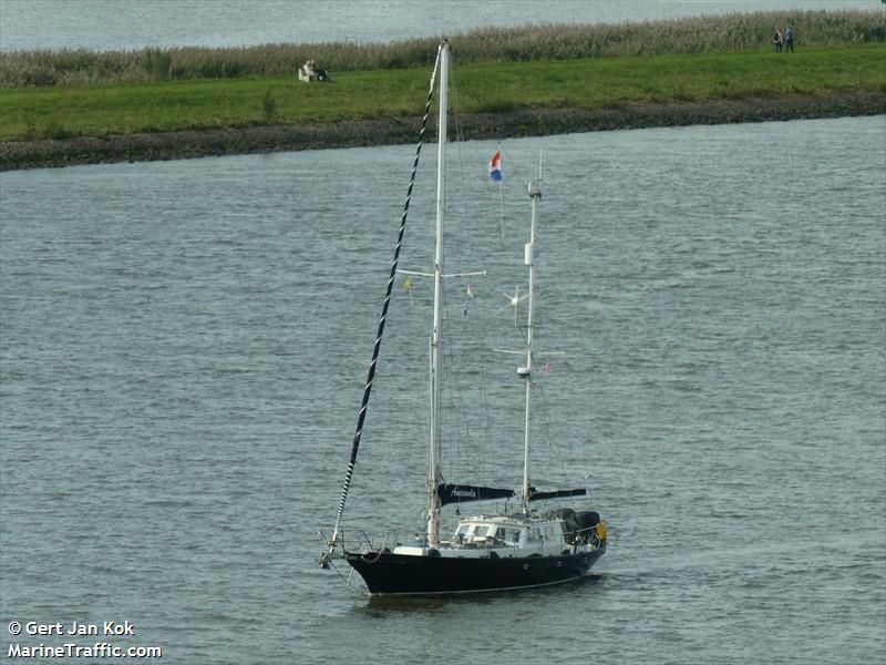 anaconda (Sailing vessel) - IMO , MMSI 244780986, Call Sign PE2207 under the flag of Netherlands