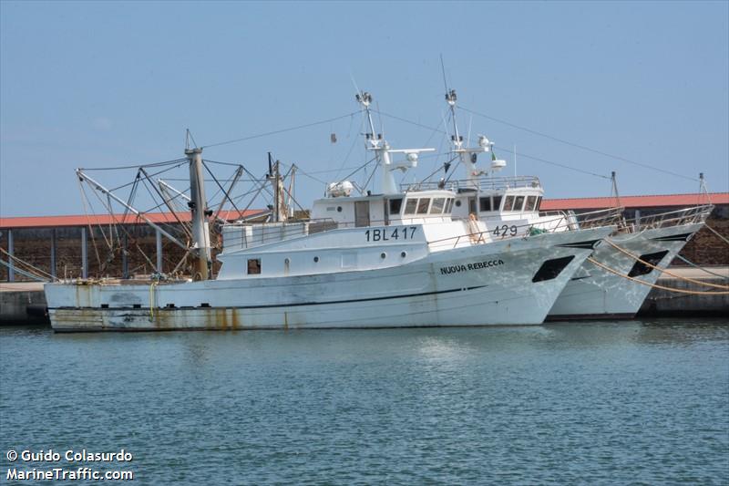 nuova rebecca (Fishing vessel) - IMO , MMSI 247121180, Call Sign IMQT under the flag of Italy