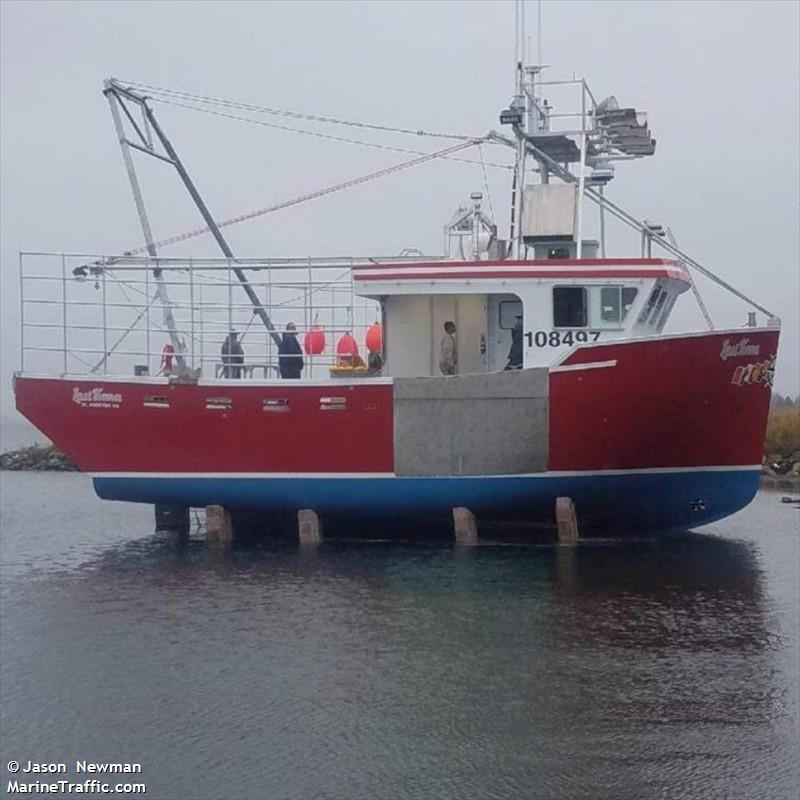 last kana (Fishing vessel) - IMO , MMSI 316038833 under the flag of Canada