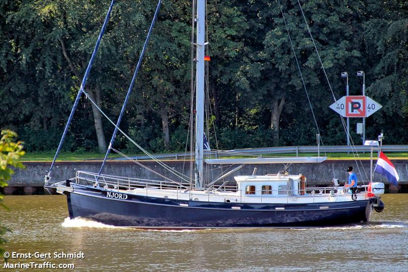 njord (Sailing vessel) - IMO , MMSI 244139564, Call Sign PG2925 under the flag of Netherlands