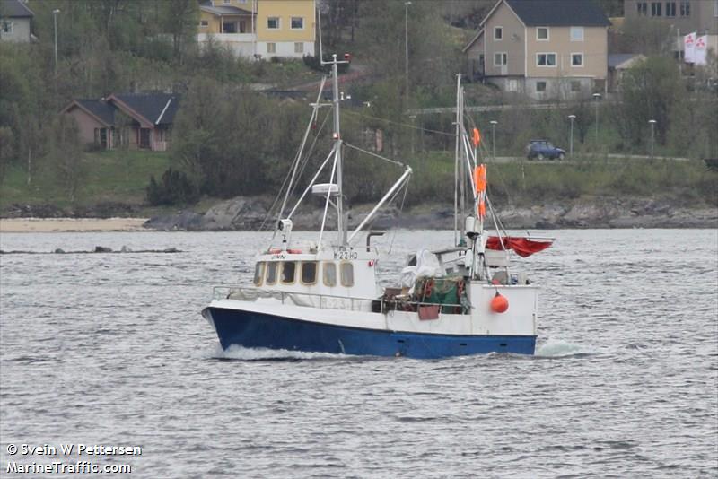 unn (Fishing vessel) - IMO , MMSI 257282120 under the flag of Norway