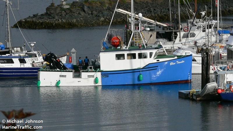 blue traveler (Fishing vessel) - IMO , MMSI 316039207 under the flag of Canada