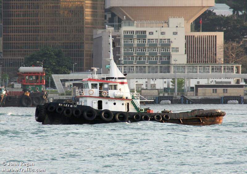 wallex 1o (Tug) - IMO , MMSI 477995521, Call Sign 0 under the flag of Hong Kong