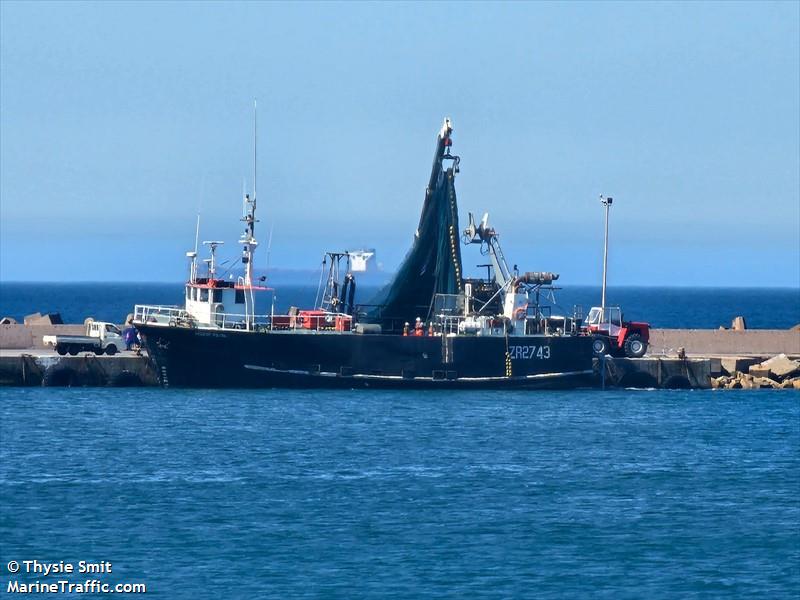 vegkop (Fishing vessel) - IMO , MMSI 601821000, Call Sign ZR 2743 under the flag of South Africa