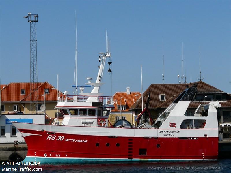 r230 ocean freja (Fishing vessel) - IMO , MMSI 220135000, Call Sign OUJT under the flag of Denmark