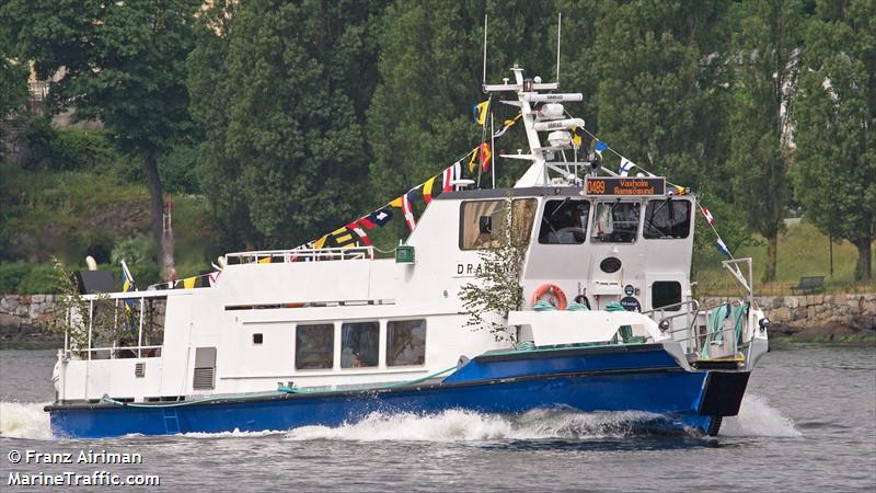 draken (Passenger ship) - IMO , MMSI 265794120, Call Sign SFE2083 under the flag of Sweden