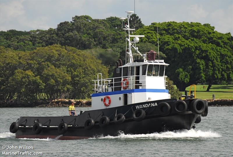 wandana (Tug) - IMO , MMSI 503477100, Call Sign VM2411 under the flag of Australia