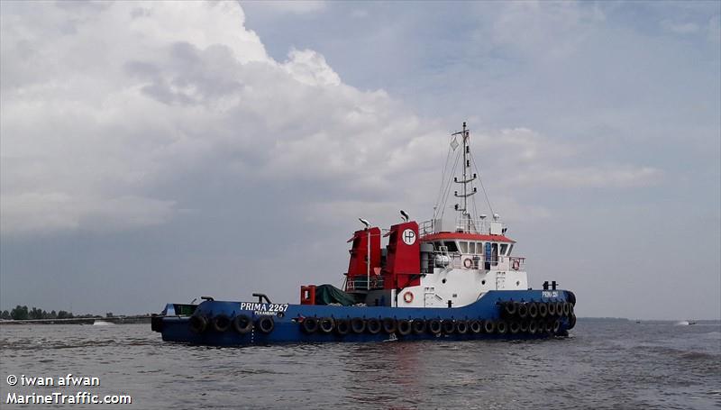 tb.prima 2267 (Tug) - IMO , MMSI 525100531 under the flag of Indonesia