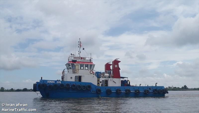 tb.gonaya xvii (Tug) - IMO , MMSI 525500397 under the flag of Indonesia