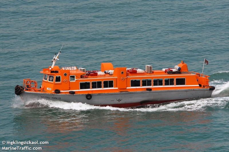 york 72 (Pleasure craft) - IMO , MMSI 563040088 under the flag of Singapore