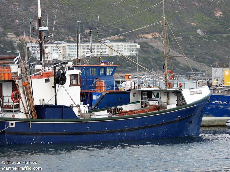 baluguru (Fishing vessel) - IMO , MMSI 601025100, Call Sign ZR9270 under the flag of South Africa