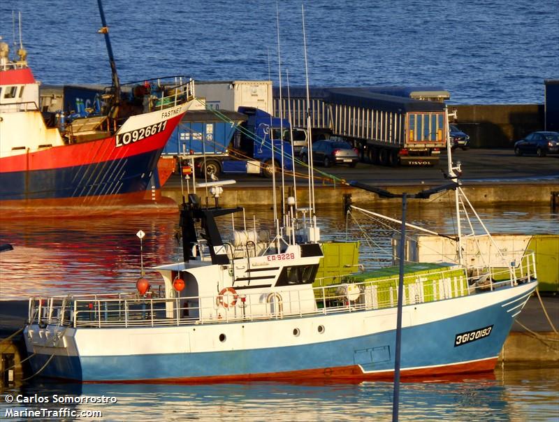 borrasca primero (Fishing vessel) - IMO , MMSI 224050450 under the flag of Spain