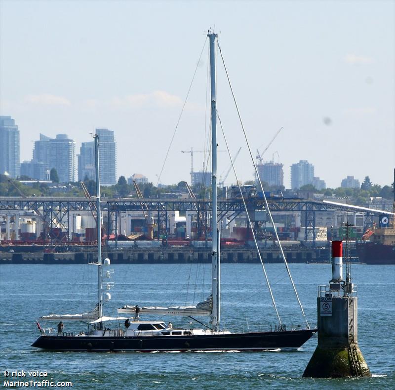 avalon (Sailing vessel) - IMO , MMSI 316014474, Call Sign CFK9021 under the flag of Canada