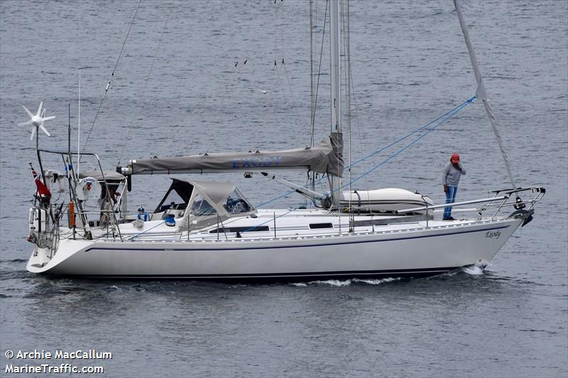 exody (Sailing vessel) - IMO , MMSI 235083376, Call Sign MMRW6 under the flag of United Kingdom (UK)