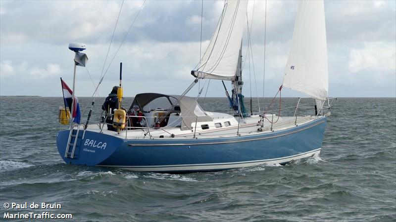 balca (Sailing vessel) - IMO , MMSI 244290023, Call Sign PC2051 under the flag of Netherlands