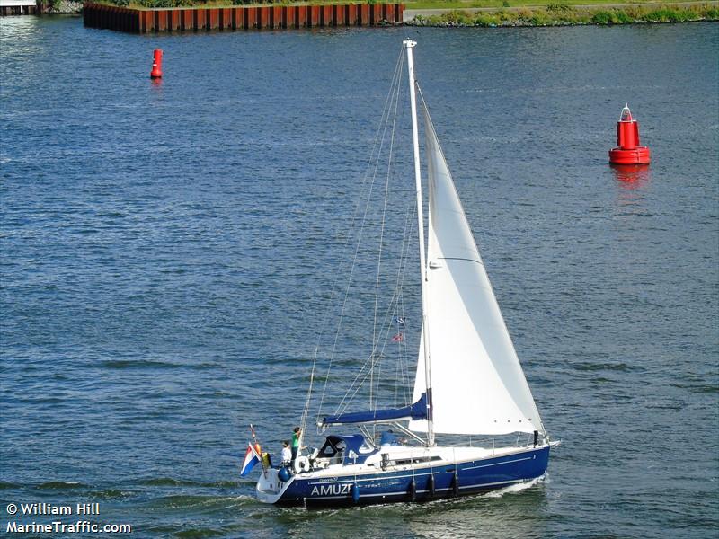 amuze (Sailing vessel) - IMO , MMSI 244850170, Call Sign PA6657 under the flag of Netherlands