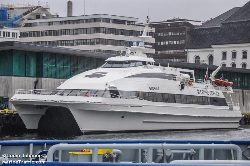 gabriele (Passenger Ship) - IMO 9156357, MMSI 257074870, Call Sign LFVT under the flag of Norway